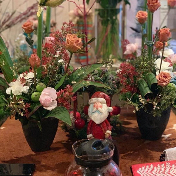 #lotusgarden  #クリスマスレッスン#インテリア#florist #salonlesson